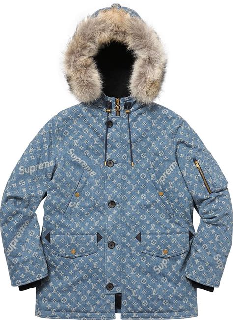 louis vuitton x supreme winter coat|Louis Vuitton coat price.